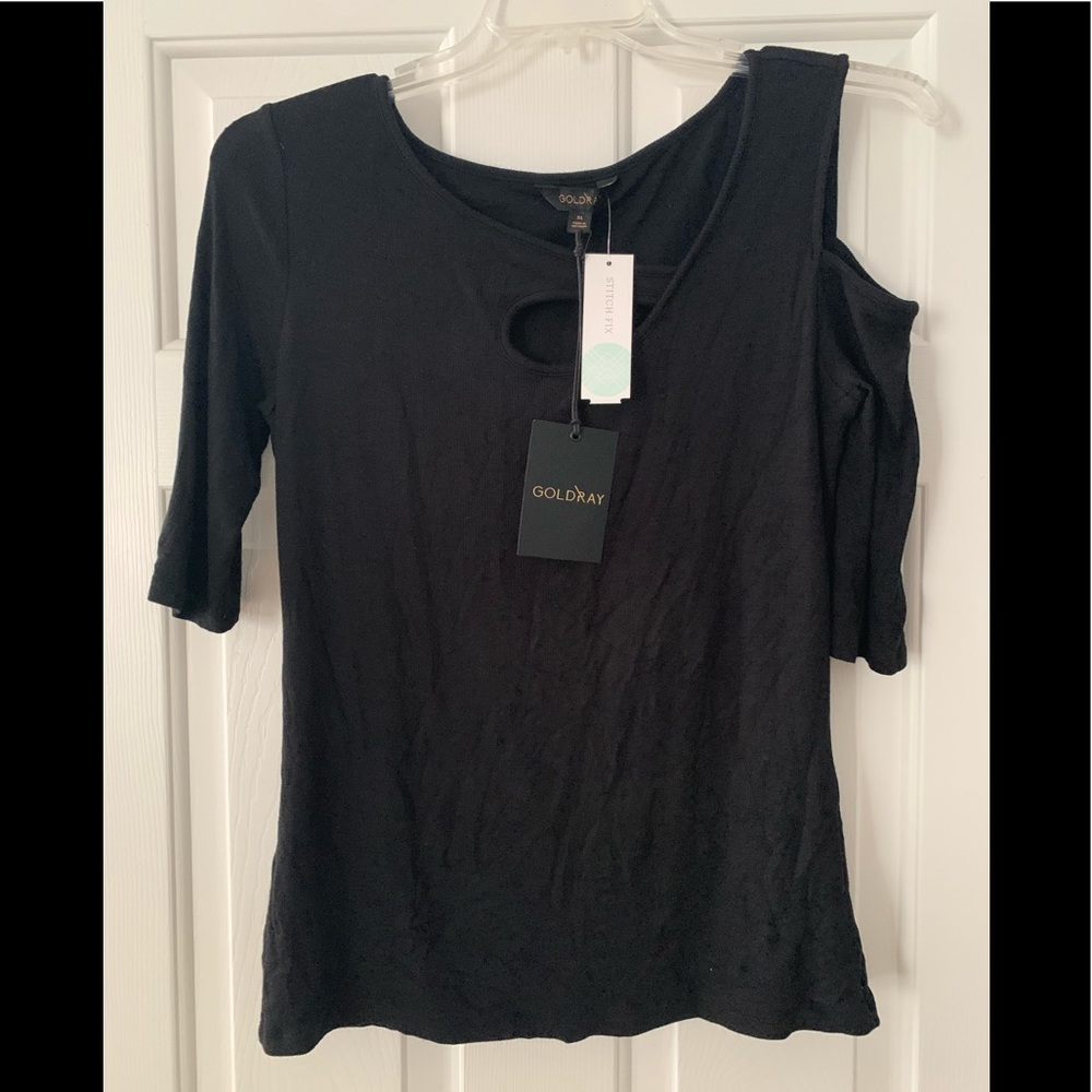 Goldray stitch fix asymmetrical top size XL NWT